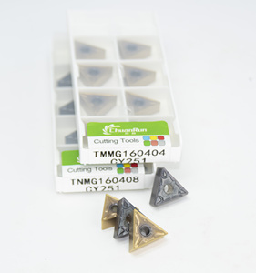 CNC biến chèn tnmg120404 & tnmg120408 tùy chỉnh công cụ OEM đôi tráng vuông tungsten carbide công cụ chèn - Product Image 5