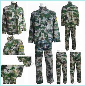 Uniforme d'entraînement tactique à carreaux résistant à la déchirure respirant pour la sécurité extérieure Uniforme de travail de camouflage en gros - Product Image 4