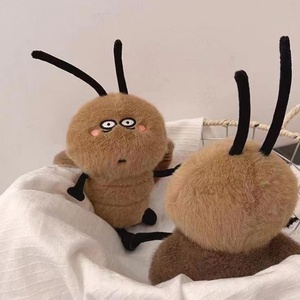 Nouvelle Poupée en Peluche Créative Transfrontalière en Forme d'Insecte <span class=keywords><strong>Cafard</strong></span> Xiaoqiang, en Coton PP, Jouet Animal de Dessin Animé pour Machine à Pinces pour Enfants - Product Image 5