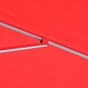 Sombrilla Publicitaria Personalizable para Puesto, 2.5x3m, 4 Varillas de Acero Galvanizado, Resistente al Viento, Impermeable, Protección UV, para Exteriores - Product Image 4