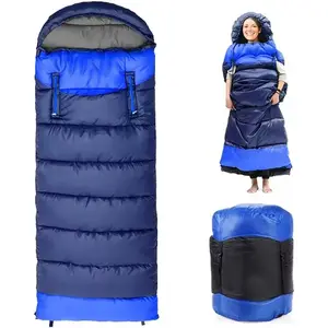 حقيبة نوم Mydays خارجية محمولة خفيفة الوزن بتصميم جديد ضد الماء حقيبة نوم للاسترخاء حراري للتخييم للبالغين