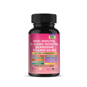อาหารเสริม OEM Myo-Harmony 16 in 1 ไมโอ-อิโนซิทอล ดี-ไคโร อิโนซิทอล เบอร์เบอรีน วิตามินดี3 เค2 แบบแคปซูล 90 เม็ด - Product Image 6