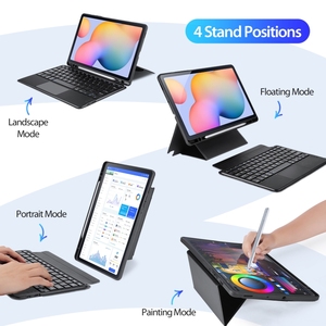 <span class=keywords><strong>Funda</strong></span> de Cuero <span class=keywords><strong>con</strong></span> <span class=keywords><strong>Teclado</strong></span> Magnético Flotante y Soporte para <span class=keywords><strong>Samsung</strong></span> <span class=keywords><strong>Galaxy</strong></span> <span class=keywords><strong>Tab</strong></span> <span class=keywords><strong>S6</strong></span> <span class=keywords><strong>Lite</strong></span> / 2024 DUX DUCIS DK - Product Image 6
