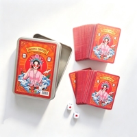 Kostenloses Design Hochwertige Maßgefertigte Bedruckte Poker-Spielkarten Glatte Langlebige Hochwertige Amerikanische Mahjong-Spielkarten
