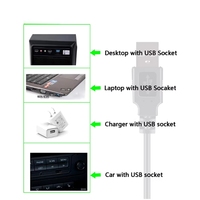 Cable de Alimentación USB ZYSY DC de 5V a 9V/12V con 8 Adaptadores Macho-Hembra para Router, Luz LED y Convertidor