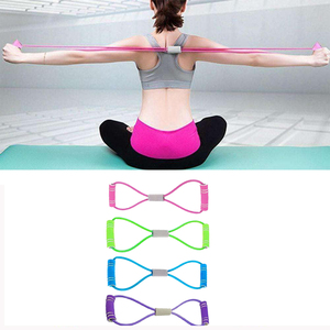 Căng thẳng dây Yoga phòng tập thể dục <span class=keywords><strong>latex</strong></span> cao su cánh tay kháng 8 hình thiết bị sức mạnh tập thể dục tại nhà phòng tập thể dục ngực giãn nở ban nhạc đàn hồi - Product Image 6