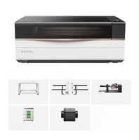 Machine de gravure et de découpe laser CO2 Xtool P3 tout-en-un 80W avec convoyeur automatique rotatif et support de travail