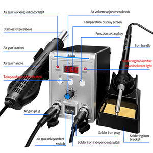 Estación de soldadura Digital Mini T12 portátil de alta calidad, 75W, temperatura constante sin plomo, serie T12, puntas de soldador - Product Image 3