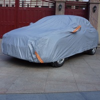 Housse de voiture professionnelle, 17 ans d'expérience de fabrication, OXFORD/PE argent, imperméable, protection solaire, protection quatre saisons, 90%
