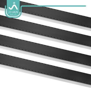 قضبان فاصلة من سبائك الألومنيوم السوداء للنوافذ الزجاجية العازلة في الزجاج المزدوج بهيكل ألومنيوم مجوف - Product Image 5