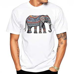 Wholesale Crew Neck <b>White</b> T-<b>Shirt</b> Soft Cotton for DTF Printing High Quality Crew Neck Men's T <b>Shirts</b> - Product Image 6