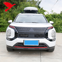 Garniture de couverture de bandes latérales de calandre centrale de phare antibrouillard avant pour Mitsubishi Outlander 2022-2025