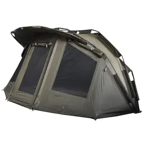 野营帐篷快速设置系统拉线超稳定通风口透气鲤鱼钓鱼户外帐篷