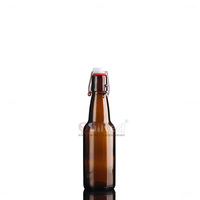 Bouteille en verre classique avec bouchon à bascule facile à ouvrir, 330 ml, 50 cl, 750 ml, 1000 ml, pour boissons, bière, vin, eau, avec bouchon à bascule
