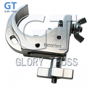 Abrazadera de Truss de Aluminio de Servicio Medio con Cierre Rápido, 48-51mm, SWL 200kg, Certificación TUV, Gancho de Perfil Bajo para Iluminación de Escenario - Product Image 2