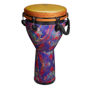 वयस्क पेशेवरों के लिए 12 इंच सुरम्य अफ्रीकी हाथ ड्रम-टिकाऊ और उच्च प्रदर्शन - Product Image 1