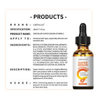 Sérum de Vitamine C OEM Personnalisé en Usine 20% Acide L-Ascorbique Stable Éclaircissant Anti-Âge Antioxydant pour le Visage Marque Privée Durée de Conservation 3 Ans