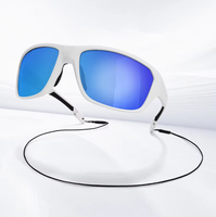 Lunettes de sport de plein air unisexes Jubao HB-529 polarisées, photochromiques, résistantes au vent, aux chocs et aux UV, semi-cerclées