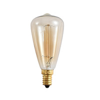 Ampoule halogène industrielle vintage 25W 40W 60W Edison ST48 110 V 220V Lumières Globes Ampoules à incandescence vintage