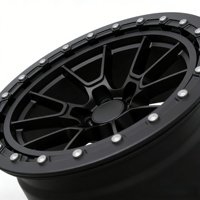 Jantes Beadlock forgées concaves profondes Hunt 5X115 18 pouces pour course de dragster, compatibles Dodge Challenger Charger SRT Wide Cat Hellcat