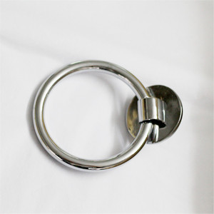 Tirador de Anillo Moderno Minimalista de Aleación de Zinc Cromado para Muebles, Diseño Duradero - Product Image 2