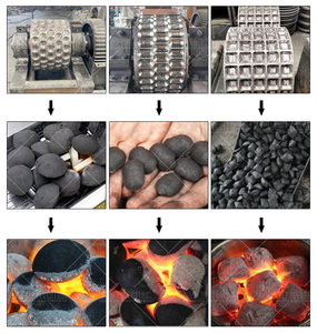 <b>Large</b> Capacity <b>BBQ</b> Charcoal Briquettes Making Machine Mineral Powder Coal Briquetting Machine - Product Image 4