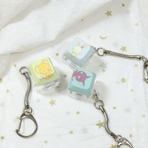 Porte-clés personnalisé avec interrupteur de clavier, porte-clés DIY, impression de logo, design de clavier, porte-clés avec capuchon de touche, interrupteurs anti-stress, porte-clés - Product Image 3