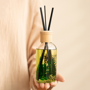 Diffusore di Fragranza per Ambienti OEM 250ml Bottiglia in Vetro Diffusore di Aromi Olio Essenziale Diffusore a Bastoncini con <span class=keywords><strong>Fiori</strong></span> Secchi - Product Image 4