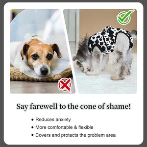 डॉग सर्जरी सूट महिला स्पै पालतू परिधान फैक्टरी कुत्ते के कपड़े आपूर्तिकर्ता ट्रेकोवरी सूट कुत्ते निर्माता - Product Image 4