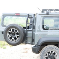 JOP4X4 3/5 portes 19-24 accessoires extérieurs galerie de toit échelle arrière hayon échelle pour Suzuki 4th Gen Jimny Sierra JB64 JB74 JC74