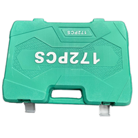 Kit d'outils de réparation automobile et vélo 172 pièces CR-V avec clé dynamométrique à cliquet, tournevis et douilles, compatible OEM, en coffret rigide