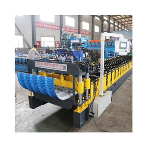 Machine de profilage et de cintrage intégrée pour tôles de toiture, composants de haute qualité, PLC et moteur pour un contrôle de précision. - Product Image 5
