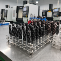 Fraise à dégrossir Supal haute performance en carbure de tungstène revêtue d'AlTiN à 4 cannelures, fraise à queue personnalisée, usinage CNC OEM ODM