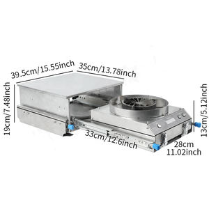 Réchaud à <span class=keywords><strong>gaz</strong></span> portable <span class=keywords><strong>pour</strong></span> véhicule, <span class=keywords><strong>camping</strong></span>-<span class=keywords><strong>car</strong></span>, <span class=keywords><strong>camping</strong></span>, en acier inoxydable argenté, résistant au vent, avec évier - Product Image 6