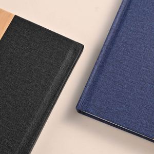 New Design A5 Size Portable Spiral Binding Lay-flat Leather Cover Exquisite <b>Gift</b> Notepad for Office Workers - Product Image 2