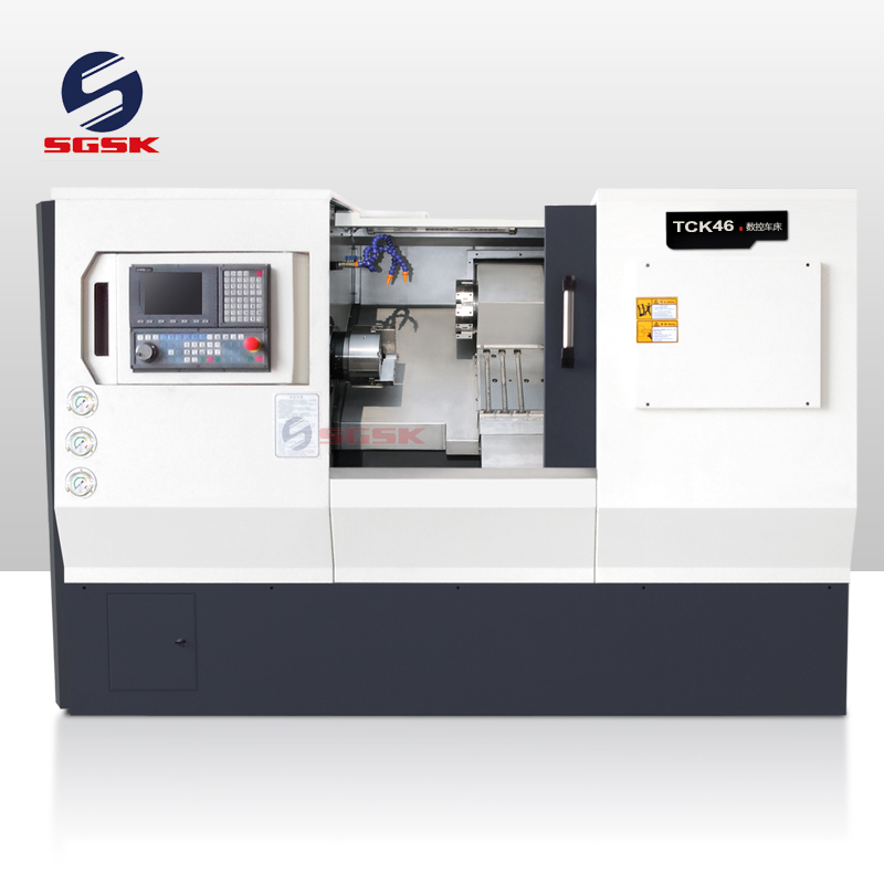 Токарный станок с ЧПУ TCK46A Наклонный токарный станок с ЧПУ с тайваньской линейной рельсовой станком с ЧПУ