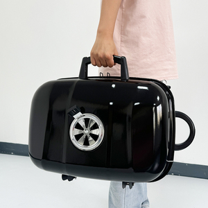 <span class=keywords><strong>Barbecue</strong></span> portable <span class=keywords><strong>de</strong></span> style <span class=keywords><strong>valise</strong></span> avec couvercle pour jardin et extérieur – Gril au <span class=keywords><strong>charbon</strong></span> <span class=keywords><strong>de</strong></span> <span class=keywords><strong>bois</strong></span> - Product Image 5