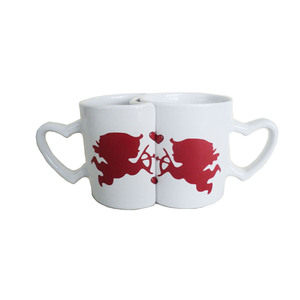 Tasse en céramique de la série Saint-Valentin personnalisée créative Tasse en céramique émaillée de haute qualité avec poignée en forme de cœur - Product Image 6