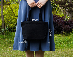 Sac fourre-tout en toile de couleur naturelle personnalisable – Sacs d'épicerie durables et réutilisables pour la promotion et les cadeaux - Product Image 4