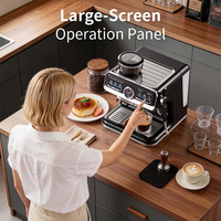 Mesin Espresso Model Baru yang Ramah Pengguna dengan Sistem Giling dan Seduh serta Tombol Kontrol Satu Sentuhan yang Sederhana