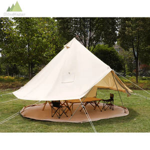 ShineMaster 6M 8M 10M 12M famille extérieur Glamping coton <span class=keywords><strong>yourte</strong></span> tipi tente <span class=keywords><strong>4</strong></span> <span class=keywords><strong>saisons</strong></span> touristique toile cloche tente à <span class=keywords><strong>vendre</strong></span> - Product Image 2
