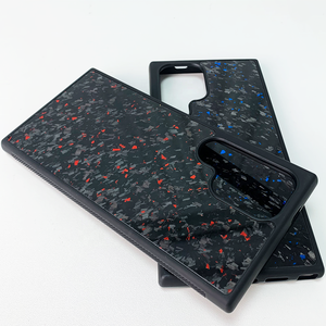 Étui de téléphone en fibre de carbone véritable tendance 2024 pour Samsung S24 Ultra avec des couleurs <span class=keywords><strong>bleu</strong></span>, rouge, or et violet - Product Image 2
