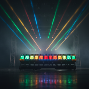 Sıcak Satış 12x60W RGBW Işın Pikselli LED Hareketli Kafa Lambası Renkli Yıkama Atmosferi Yaratıcı KTV Projeksiyon Konser Zirvesi için - Product Image 3