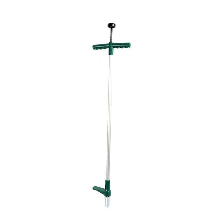 Good Quality long handled best lawn weed removal tool stand up weeder