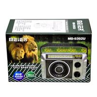 Prix de gros d'usine fournisseur chinois Meier Md-9392U Md-9392UBT radio multibande Fm/Sw/Mw avec transformateur