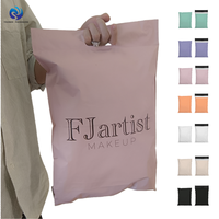 Sacs d'expédition en plastique écologique avec poignée, taille personnalisée, imperméables, auto-adhésifs, pour l'emballage de chaussettes et de chaussures