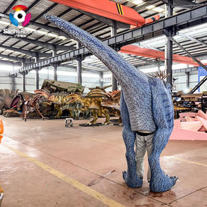 زي رابتور متحرك أزرق-نسيج واقعي ، مفاصل متحركة وتصميم تفاعلي لعروض وأحداث الملاهي - Product Image 6