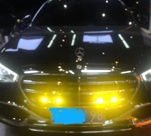 Le module d'éclaircissement de la petite lentille externe de la calandre aide les feux de croisement/de route 18W Led phare de course Combo beam accessoires de voiture - Product Image 5