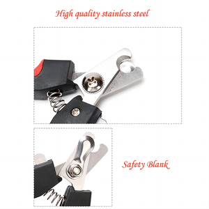 Cortauñas de acero inoxidable con mango recto para mascotas, tijeras para cortar uñas de perros y gatos, herramienta de limpieza, set de cortauñas para mascotas - Product Image 5