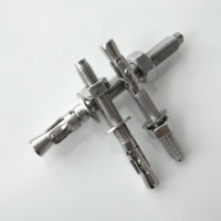 Boulon d'ancrage de cale en acier inoxydable M8-M24 de haute qualité Ancres d'expansion de boulon de béton de pouce de zinc galvanisé